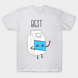 Best Friends Cookie & Milk BFF Matching T-Shirt